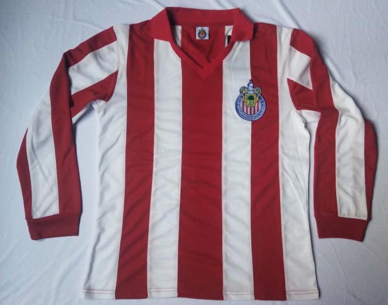 AAA Quality Chivas Guadalajara 1960 Home Long Soccer Jersey